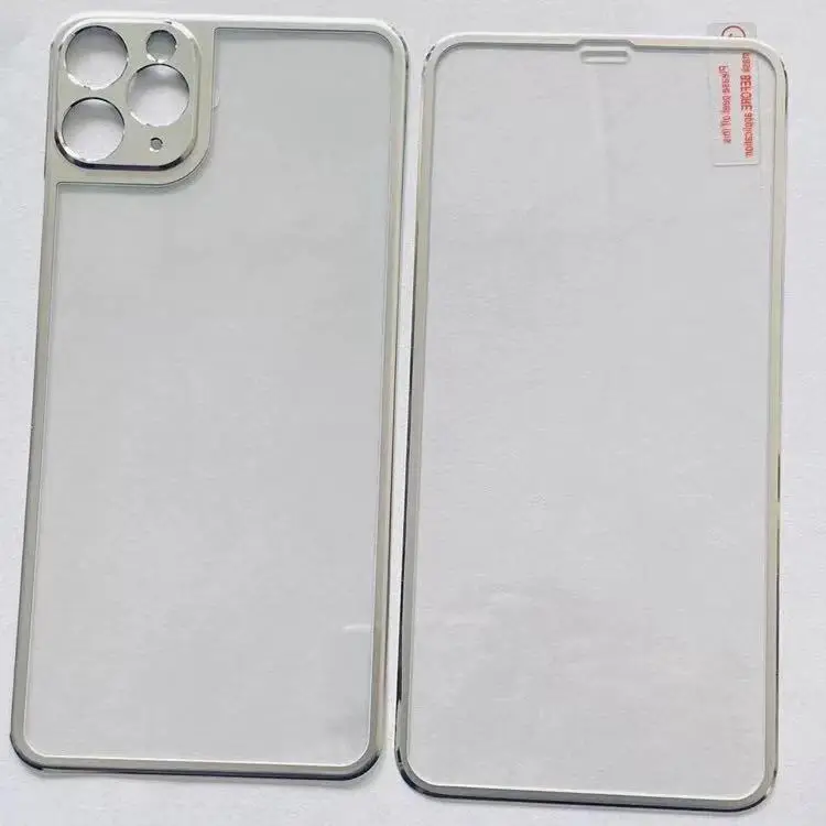 10pcs Front + Back 3D Full Screen Alloy Titanium Protector Tempered Glass Film For iPhone 11 Pro MAX Cover | Мобильные телефоны и