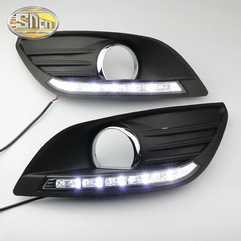 2 шт. Светодиодный дневной светильник для Ford Focus MK2 2009 2010 2011 автозатемнение Функция