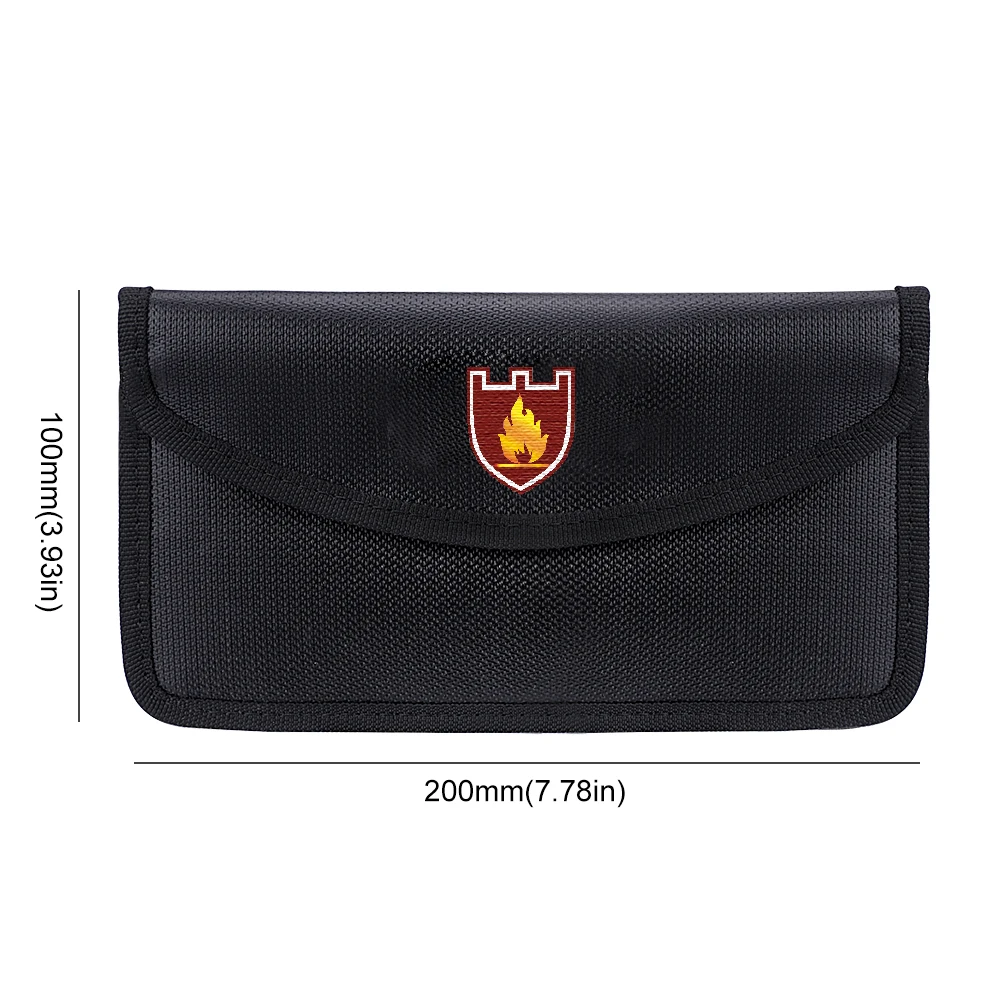 

Fireproof & Waterproof Document Envelope File Folder Cash Pouch Valuables Money Bag Anti-Signal Bag For Home Office Portable #W0