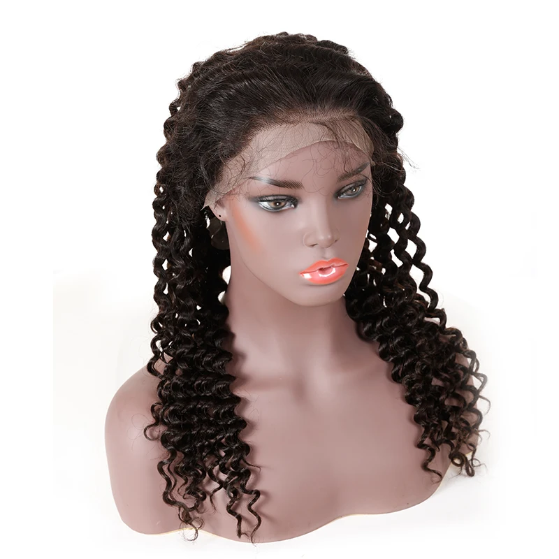 Бразильский парик с глубоким волнистым кружевом 13x6 предварительно сорвал