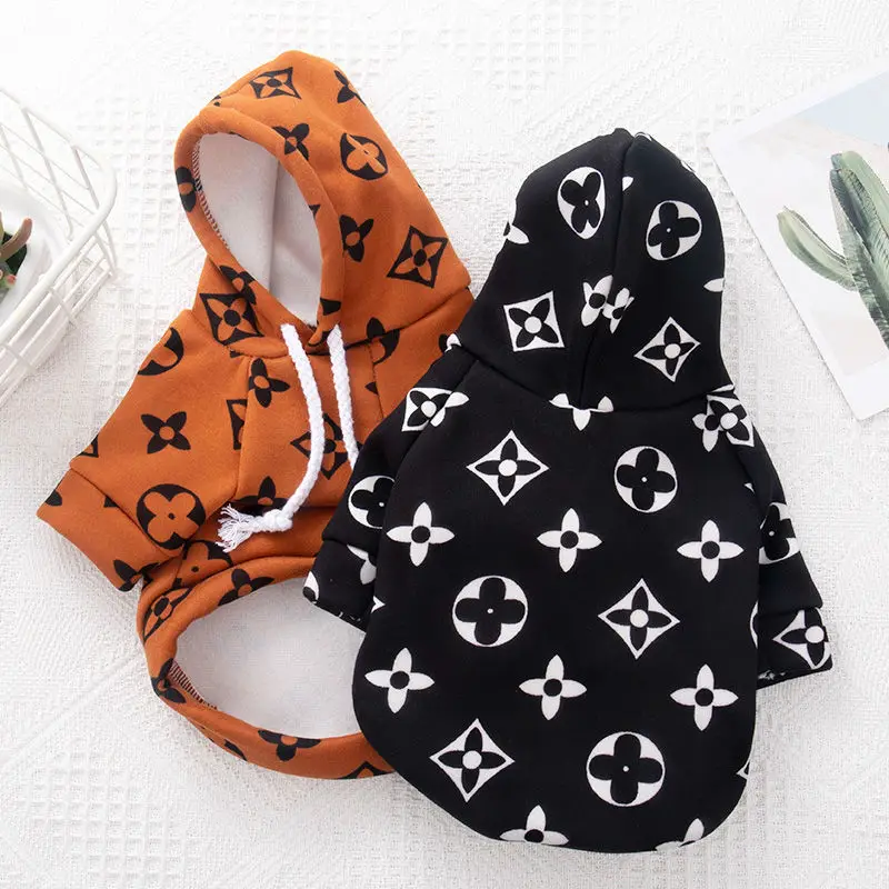 

New Style Dog Hoodie Luxurious Adidog Warm Sport Retro Dog Hoodies Pet Clothes Puppy Dog Pugs Puppy Clothes Luxury
