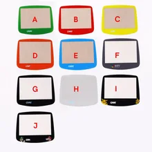10pcs Custmoized Glass Screen Lens Protector For  GBA IPS  V2  3.19 inch backlight LCD, Display area is larger than original