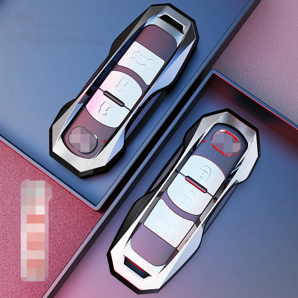 Новые металлические ключи крышка чехол подходит для Mazda 2 3 5 6 2017 CX-4 CX-5 CX-7 CX-9 CX-3 CX