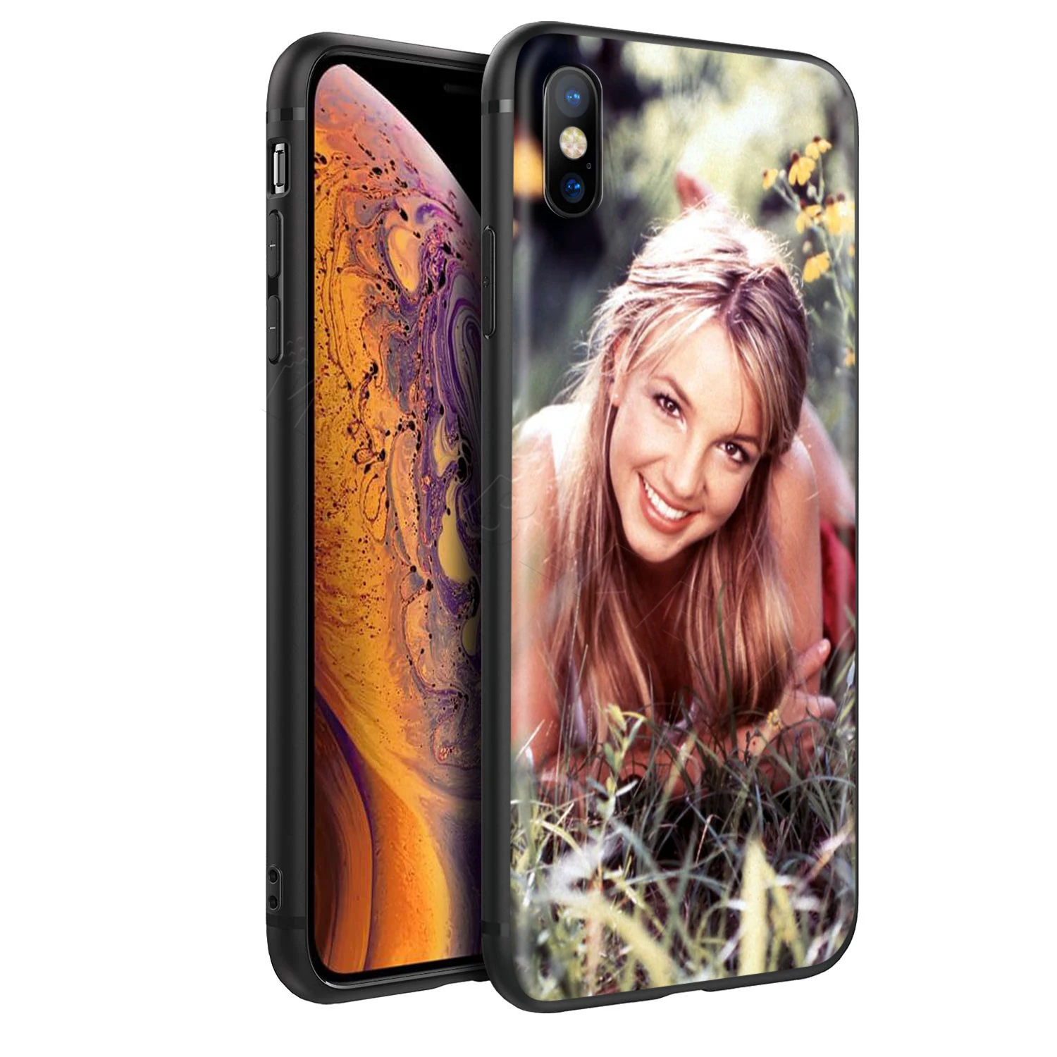 Чехол Webbedepp Бритни Спирс для Apple iPhone 12 Mini 11 Pro XS Max XR X 8 7 6 6S Plus 5 5S SE | Мобильные