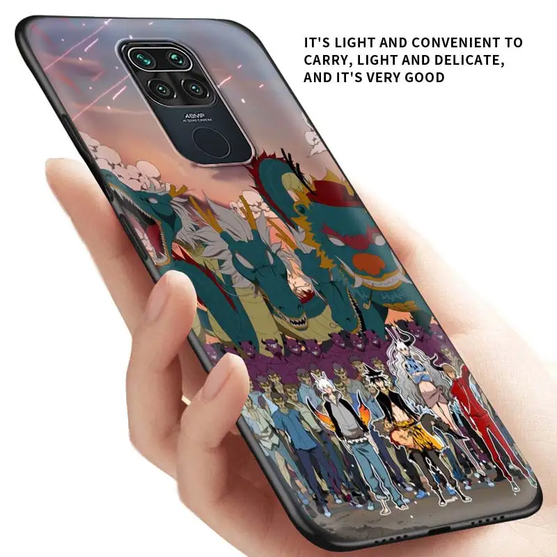 

Phone Soft Case Cover for Redmi Note 8 8T 7 Note 9 Pro 9S 9A 9C K20 Pro 8 8A 7 7A Luxury Shell Coque The God Of High School