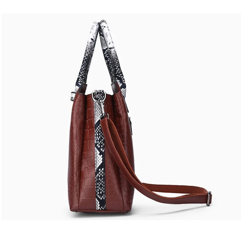 Сумка тоут из искусственной кожи под кожу крокодила 2019|Сумки с ручками| |