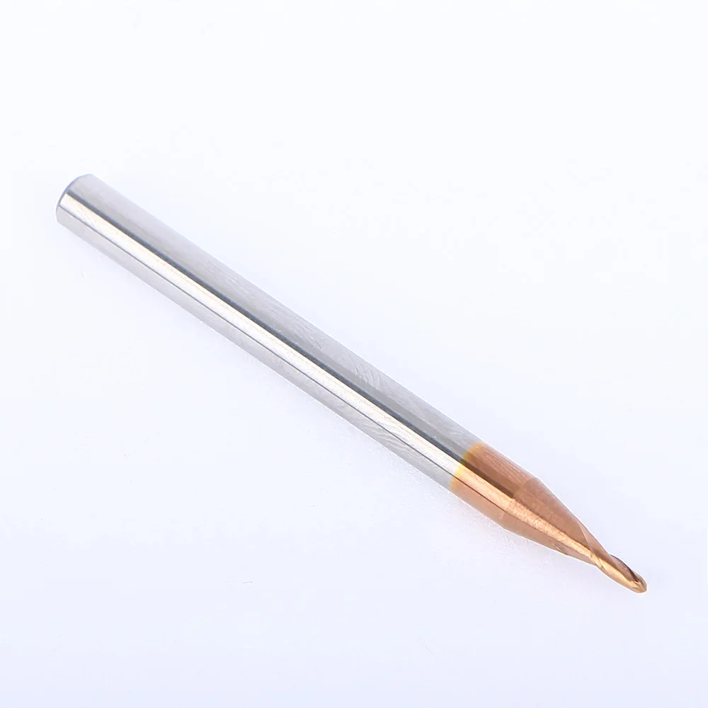 1pc 1-6mm Tungsten Ball Coating End Mill Milling Spiral 2 Flute HRC55 Router Bits Cutter CNC Lathe Engraving Tool | Инструменты