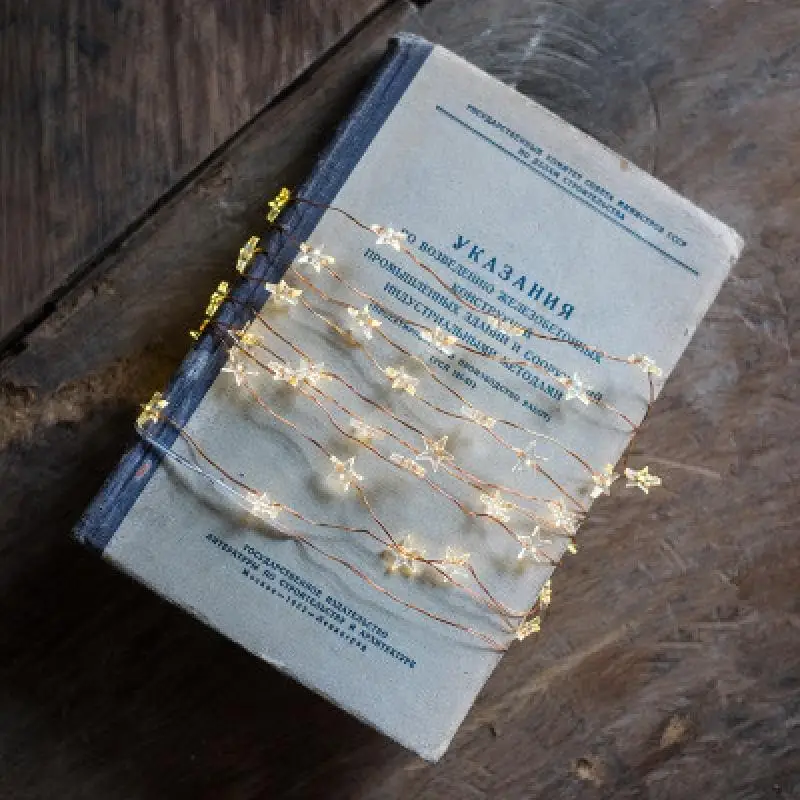 1 шт. медная проволока с пятиконечной звездой украшение для дома подвеска в виде