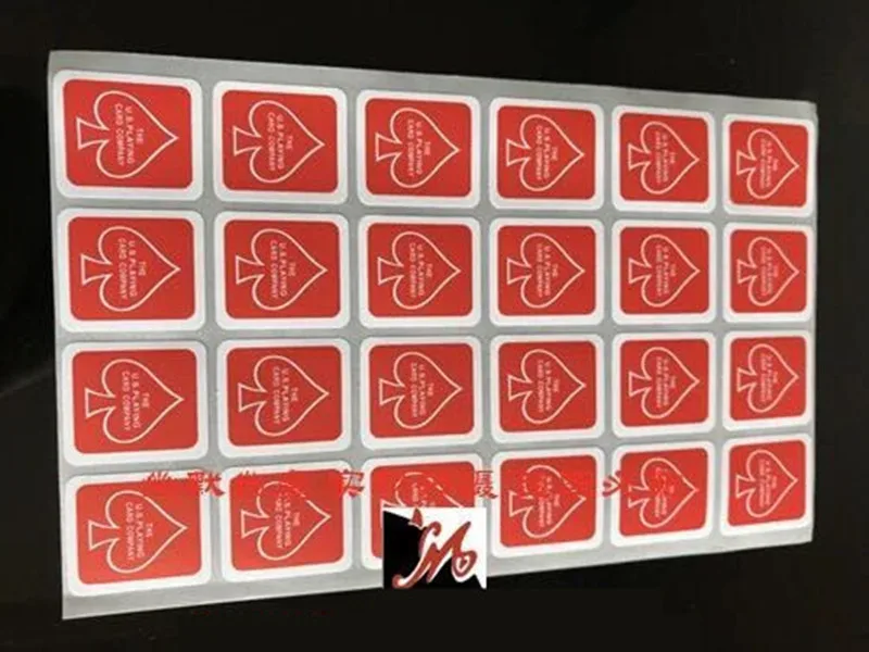 3 Sheets Playing Card Case Box Deck Seal Sticker Magic Trick 24 On 1 Sheet colors for choice Accessories Magia Toys | Игрушки и хобби