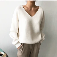 2021 women sweater pullover female knitting overszie long sleeve loose elegant knitted thick outerwear womens winter sweaters