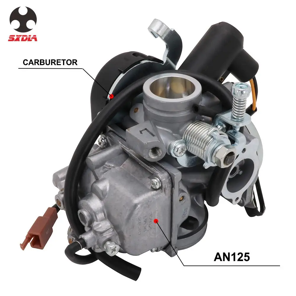 Мотоцикл Carburador Carb Карбюратор для Suzuki AN125 an125 AN-125 Скутер ATV мотоцикл часть 26 мм