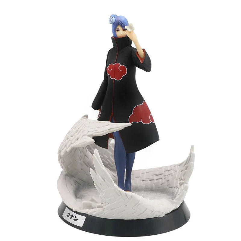 Аниме экшн-фигурка Наруто Shippuden Akatsuki Konan Figma 26 см ПВХ Модель статуя-прототип