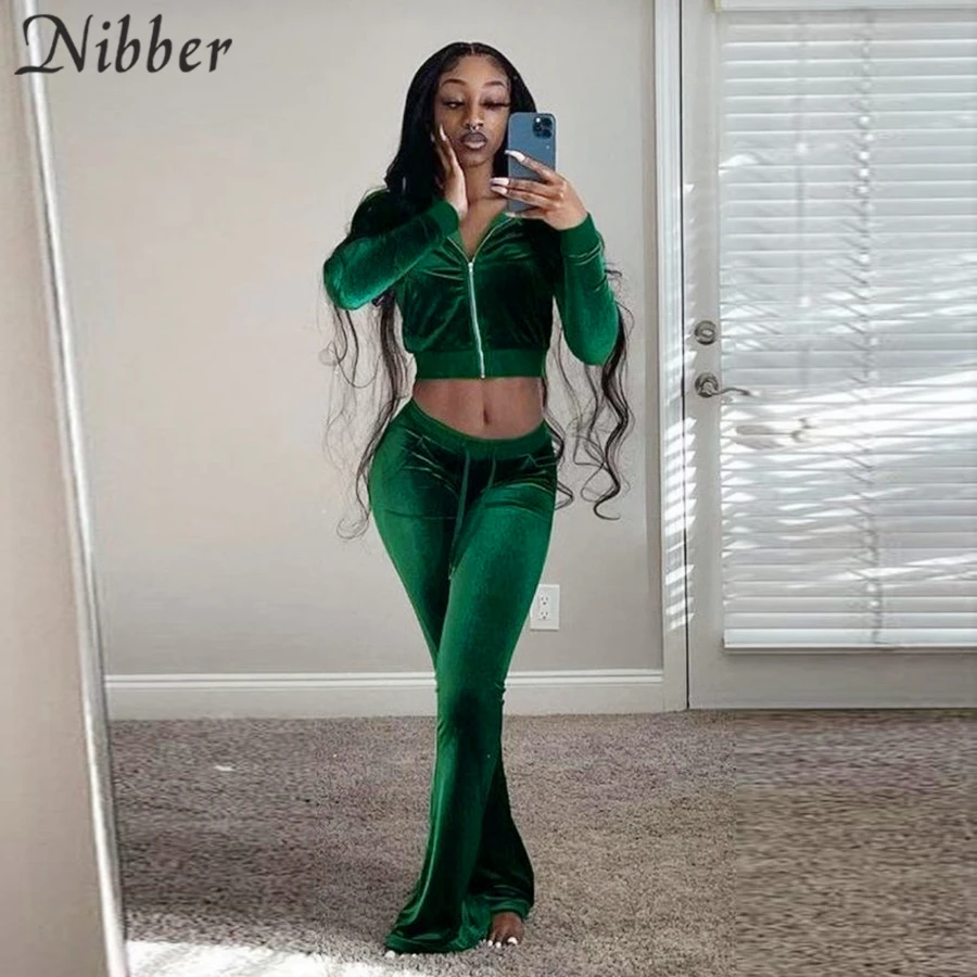 Спортивные топы Nibber для отдыха + брюки с поясом-низом комплект из двух предметов