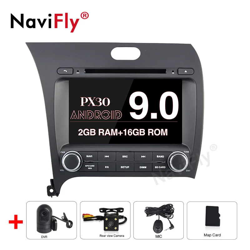 Android9.0 многоязычное меню специальный автомобильный DVD CD плеер для Kia CERATO K3 FORTE 2013 2014