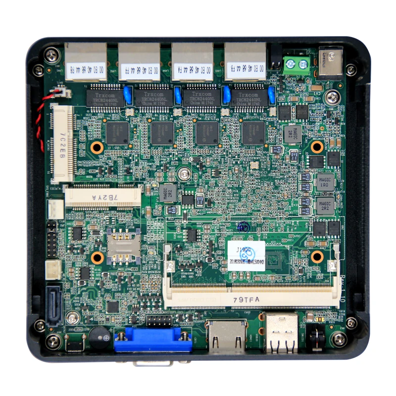 Хит продаж процессор intel Baytrail J1900 без вентилятора Встроенный 4 Гб ОЗУ порта ethernet
