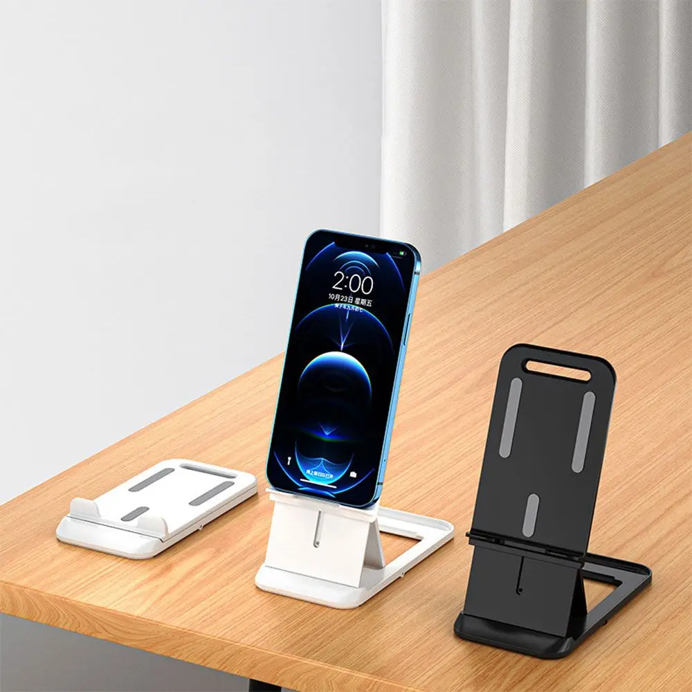 Ultra-thin Mini Cell Phone Holder Desktop Foldable Lazy Tabl