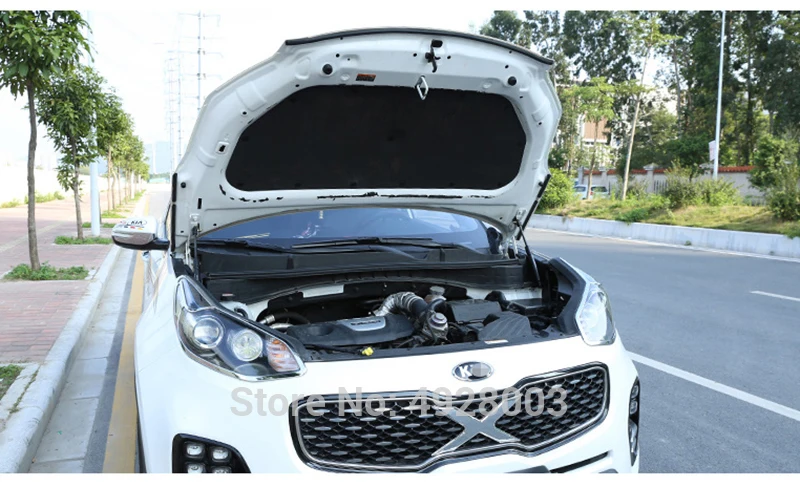 Для KIA Sportage QL 2015-2019 передняя крышка капота двигателя поддержка гидравлический