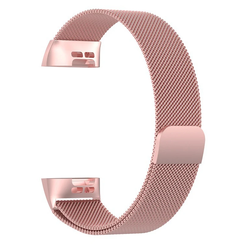 Для Fitbit Charge 3 Смарт Браслет ремешок Миланская нержавеющая сталь Ремешок L/S красочный металлический ремешок на руку для Fitbit Charge 3