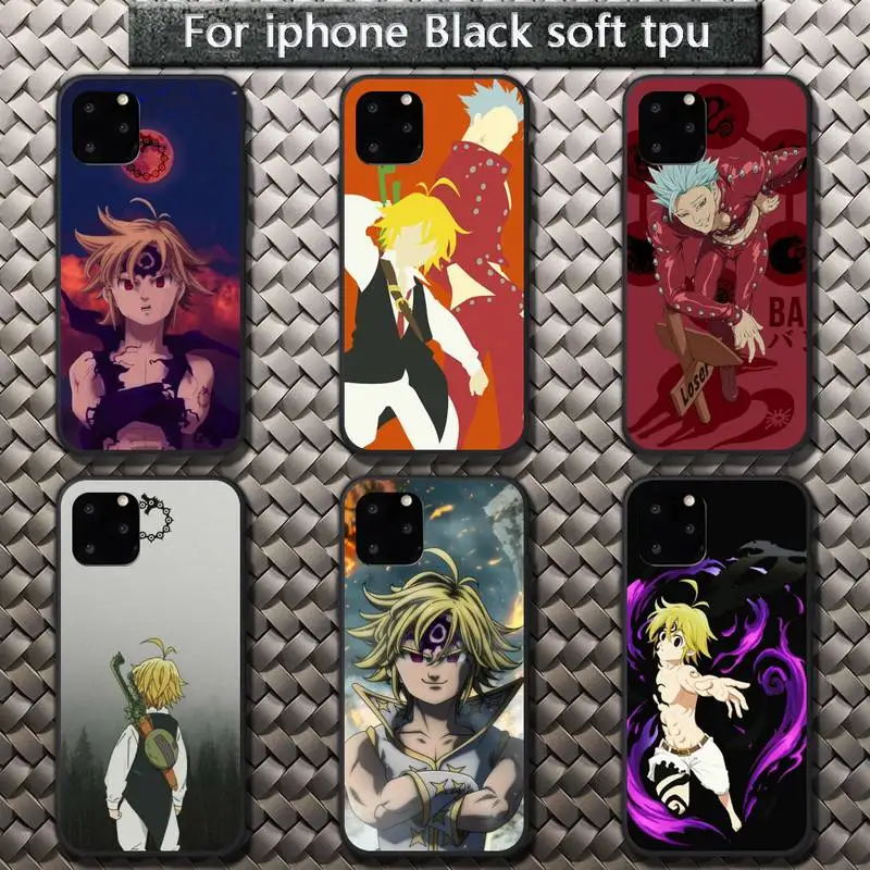 

Seven Deadly Sins Meliodas Phone Case for iPhone 8 7 6 6S Plus X 5S SE 2020 XR 11 12 Pro mini pro XS MAX