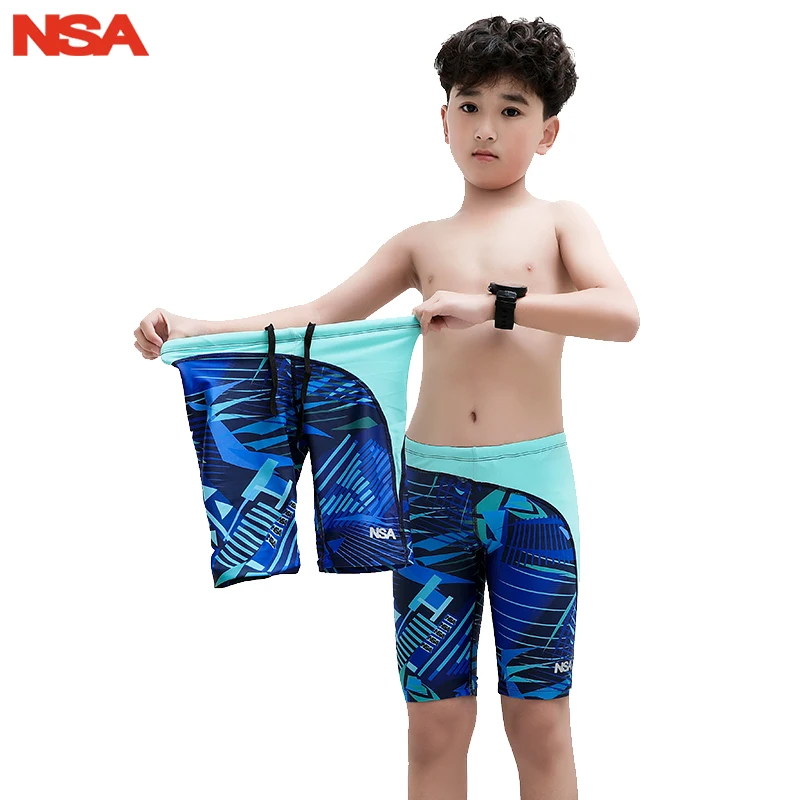 NSA Профессиональная детская одежда для плавания купальный костюм мальчиков