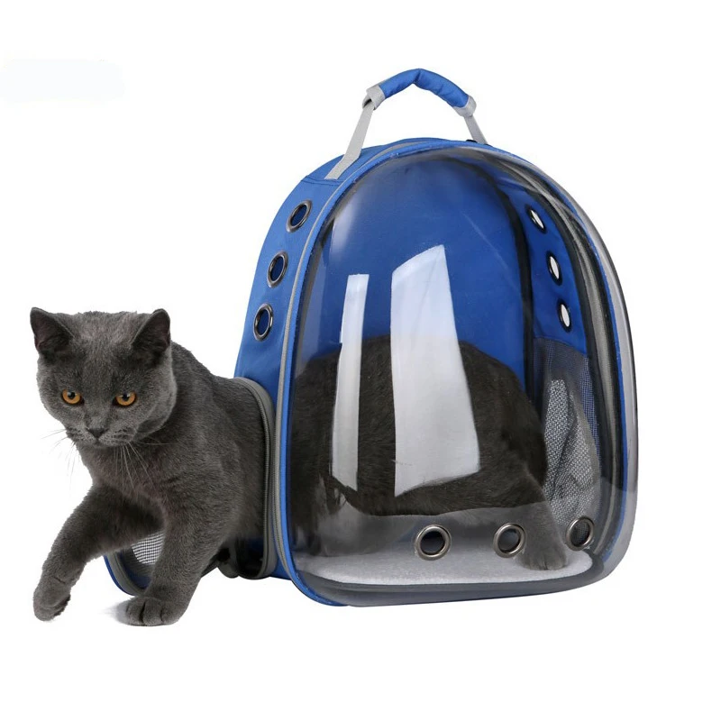 

Cat Carrier Bag Breathable Transparent Puppy Cat Backpack Cat Box Cage Dog Pet Travel Carrier Handbag Space Capsule Pet Supplies