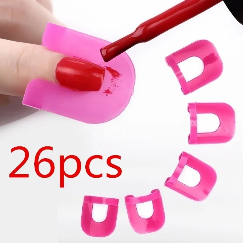 

Delysia King 26pcs/lot Nail Art Tool kit Wearable High Nail protection Soakers Polish Remover DIY Acrylic UV Gel Cap Tip Set