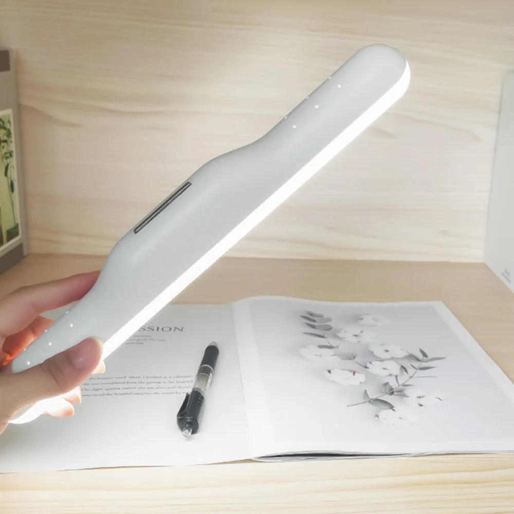 

1pc Bedroom Dimmable Touch Lights Magnetic Rechargeable LED Lamp Reading Light