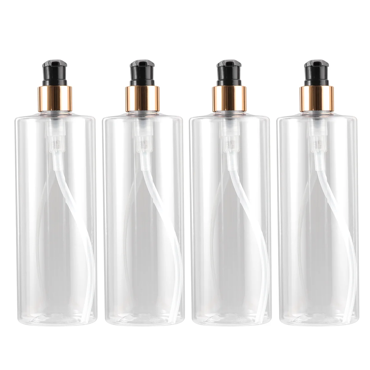 

4pcs 500ml Empty Lotion Bottles Containers Plastic Toiletry Bottles Refillable Emulsion Liquid Soap Container Liquid Bottle for