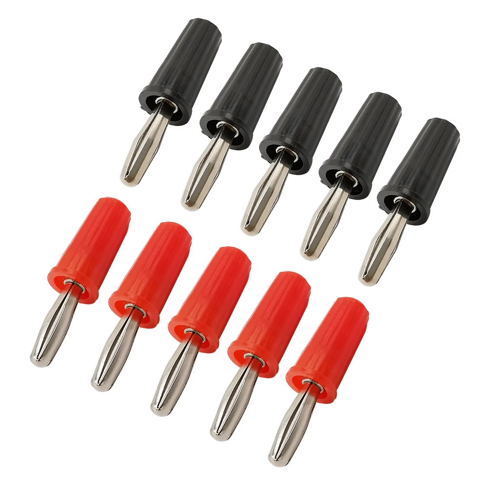 10 шт. Короткие пластиковые коннекторы для вилок типа банан 4 мм | Строительство и