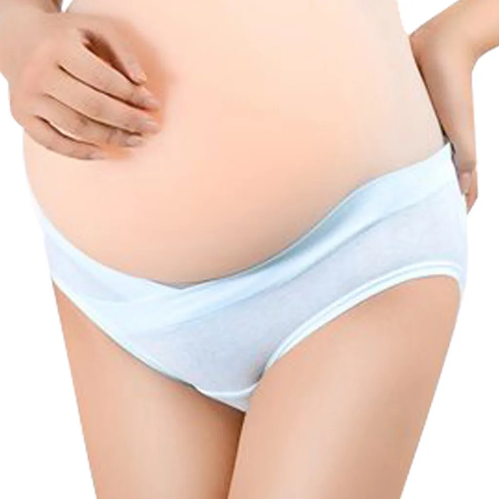 Женское нижнее белье с низкой талией для беременных под грудью хлопковое