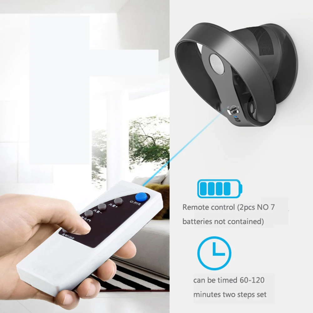 Бесшумный Домашний Вентилятор без лопастей с функцией очистки воздуха