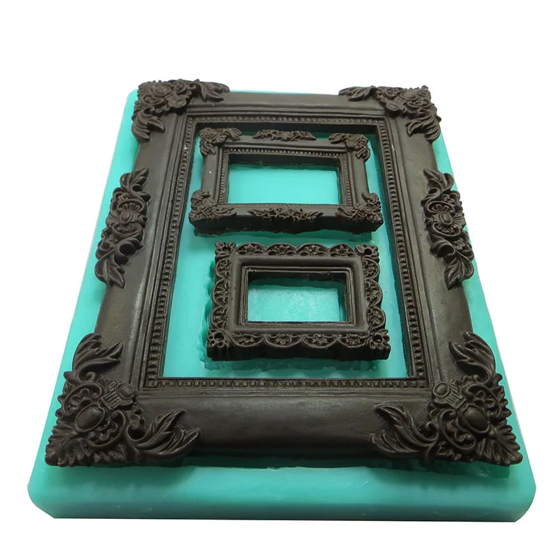 PRZY силиконовая форма для помадки фоторамка пищевых продуктов украшения торта из