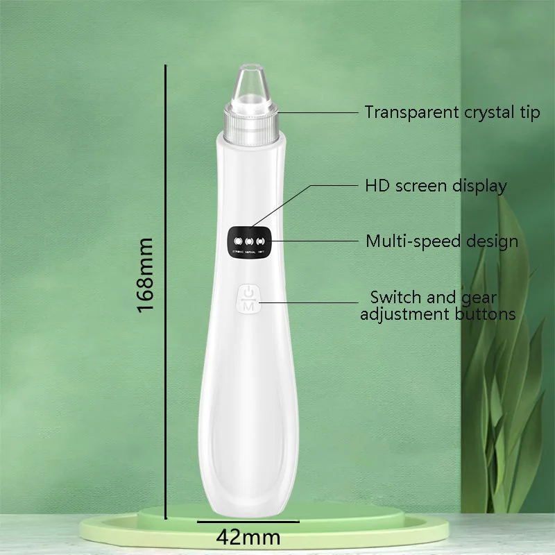 

Electric Blackhead Remover USB Rechargeable Pore Cleaner Acne Pimple Removal Vacuum Suction Facial Clean Tool Beauty Instrument