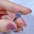 Регулируемое кольцо, Диаметром 6,5 мм, 1 карат