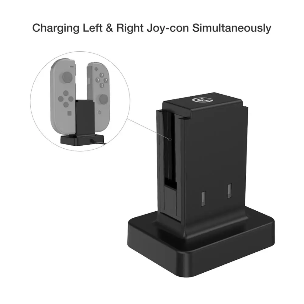 Док станция для зарядки GameSir Dual Joy Con контроллера Nintendo Switch ENW60S152|Геймпады| |
