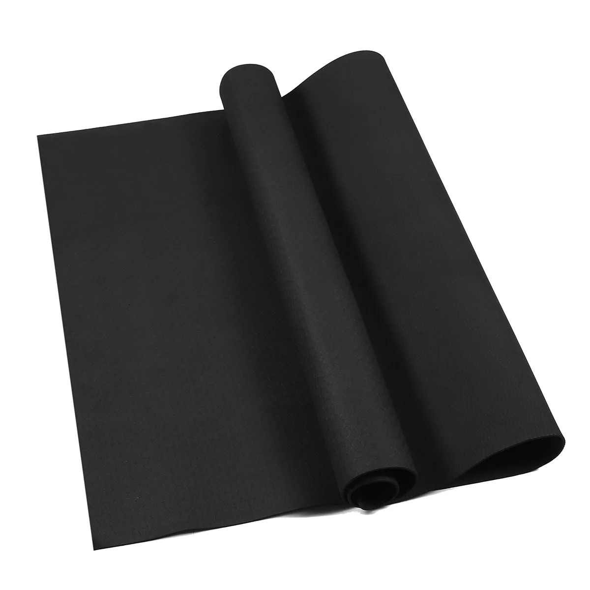 

1000x60mm Exercise Mat Gym Fitness Equipment For Treadmill Bike Protect Floor Mat Running Machine Shock Absorbing Pad Black