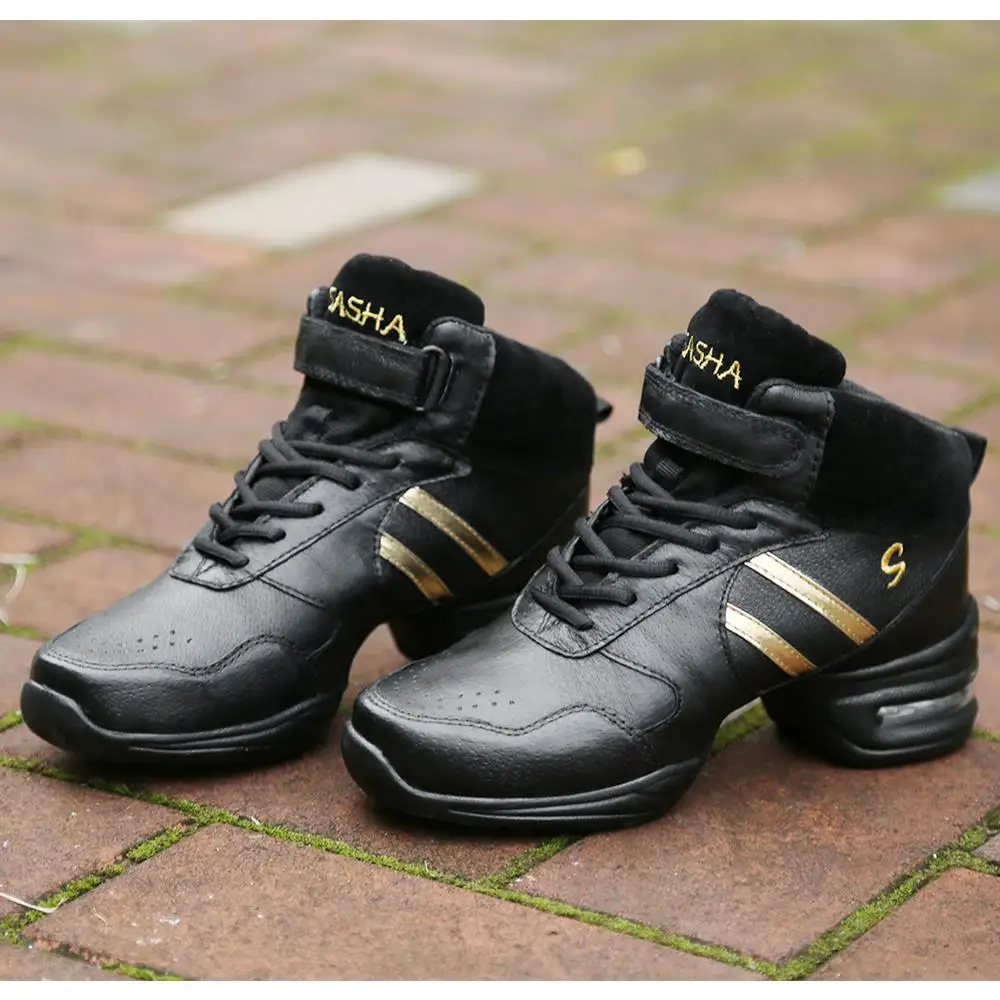 Dance Sneakers Women Dancing Leather Shoes Ballroom Sports Jazz Three Colors Breath Feature Soft-Outsole Wholesale | Спорт и