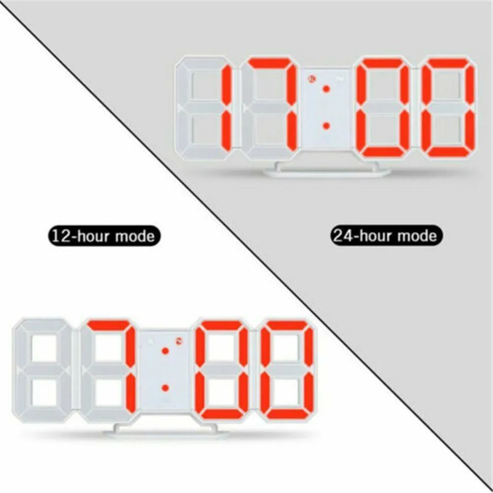 Цифровые настенные часы со светодиодами|Наклейки на стену| |