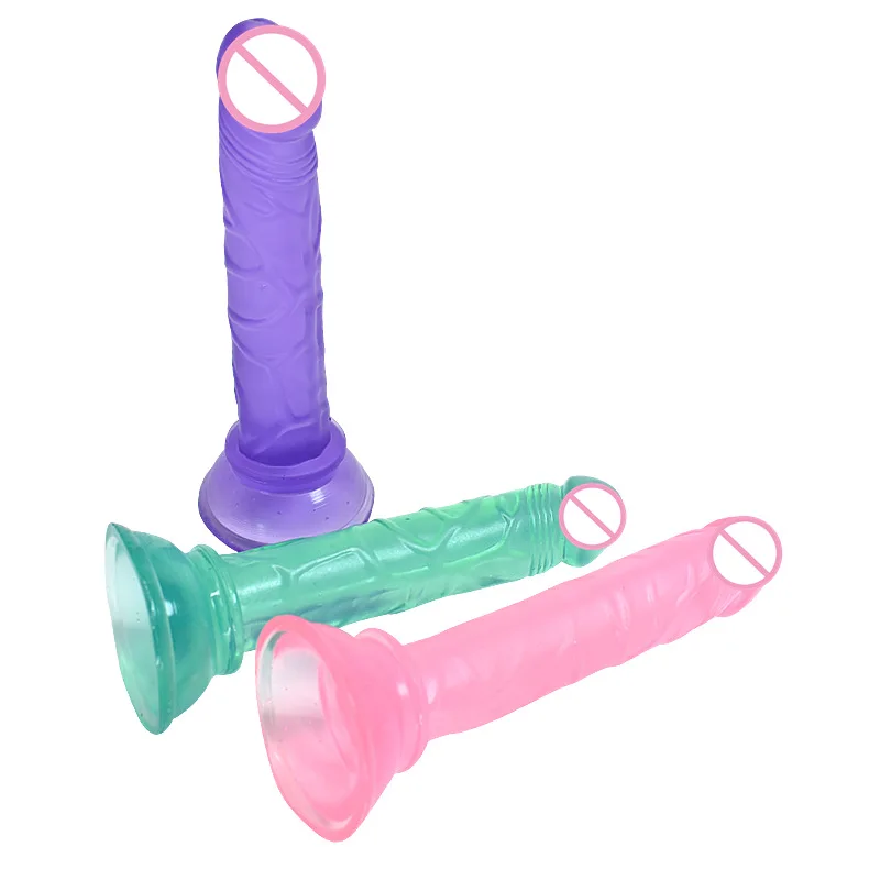 JU кристально прозрачная маленькая чашка на всасывание пениса Мини имитация