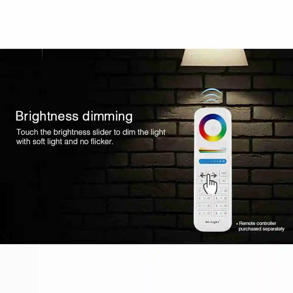 Светодиодная лампа Milight FUT105 12 Вт RGB + CCT E27 AC100 ~ 240 В 4 ГГц дистанционное управление