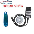 Программатор ключей FNR Key Prog 4 в 1 с USB-ключом для Nissan, Renault, Ford, не требует контактного кода, инструмент для диагностики автомобиля