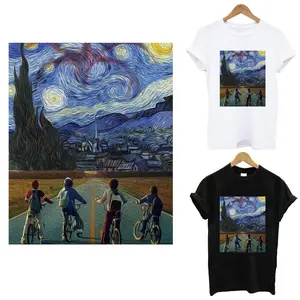 Термонаклейка на одежду очень странные дела Ван Гога