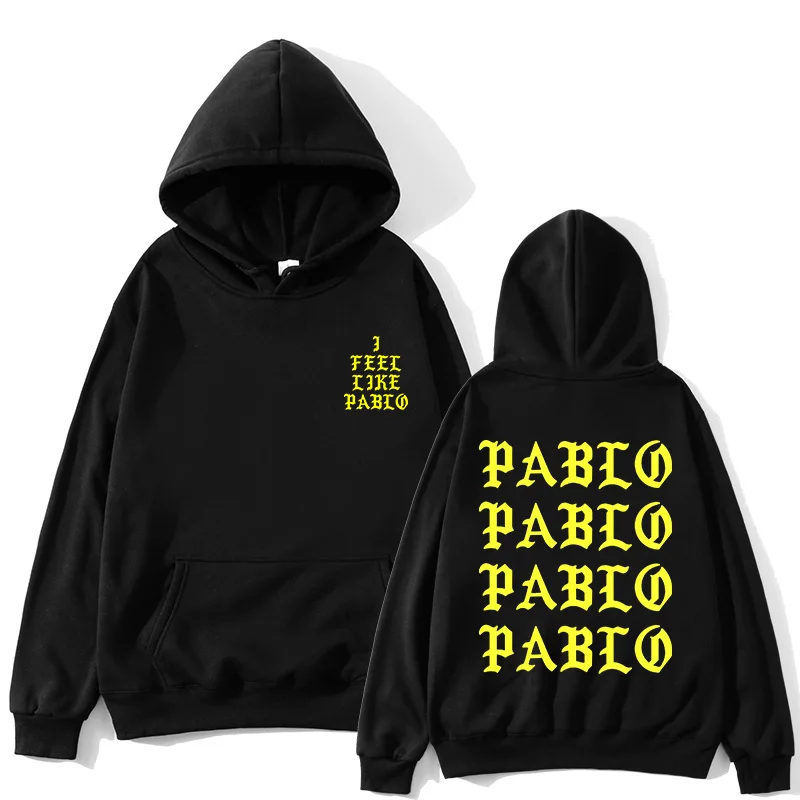 

I Feel Like Paul Pablo Kanye West sweat homme hoodies men Sweatshirt Hoodies Hip Hop Streetwear Hoody pablo hoodie