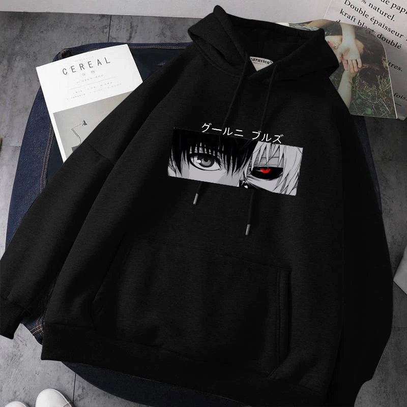 Токийский Гуль толстовки Kaneki Ken Eyes Японские Аниме Манга пуловеры толстовка