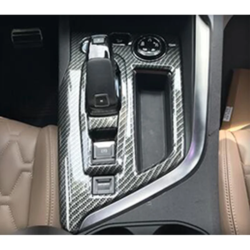 

For 2017 2018 Peugeot 3008 GT 5008 Accessories ABS Chrome/Carbon Fibre Car Gears Frame Panel Decoration Cover Trim Styling