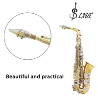 professional alto saxophone mouthpiece for sax playing music transparent golden rim alto saxophone mouthpiece saxophone parts