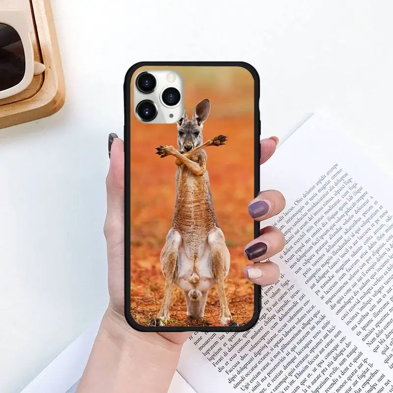 

kangaroo Australia's national treasure Phone Case for iPhone 11 12 mini pro XS MAX 8 7 6 6S Plus X 5S SE 2020 XR Luxury shell