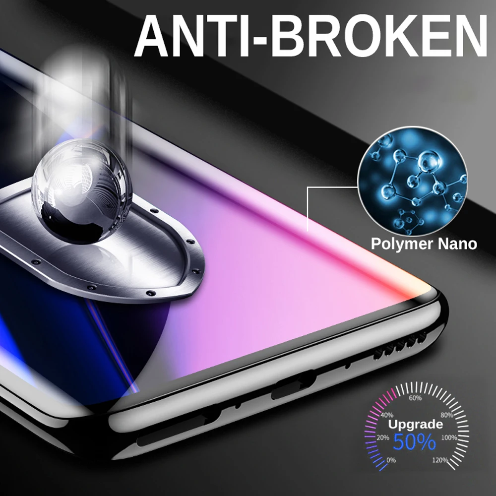 Полное покрытие для oneplus 7 7T pro защитная пленка из закаленного стекла 6 6T 5 5T защита