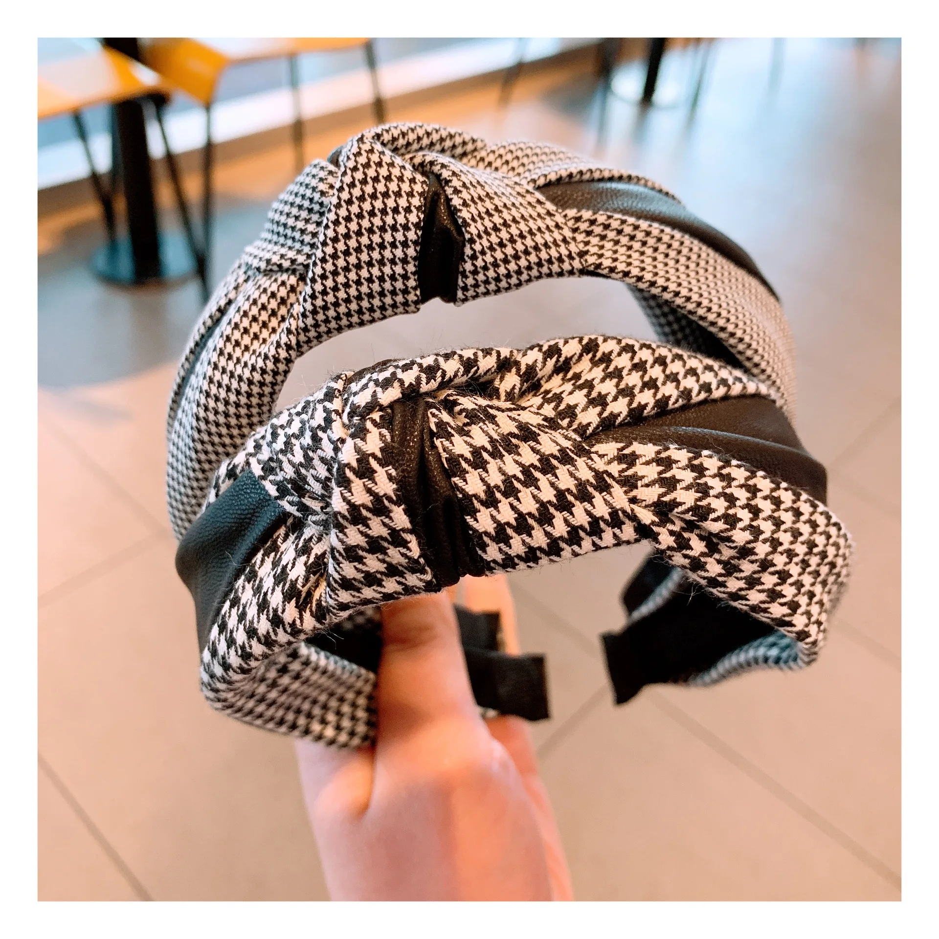 Повязка для волос в корейском ретро-стиле с бантом и цветами |