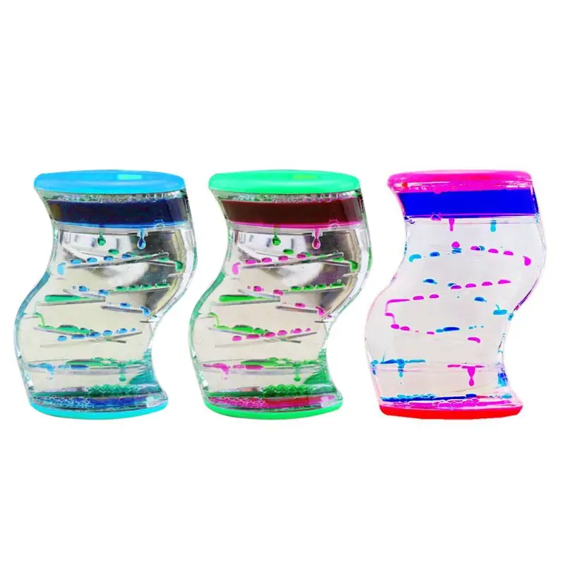 

Z Outlet Liquid Motion Bubbler Sand Hourglasses Floating Oil Home Decoration 63HE